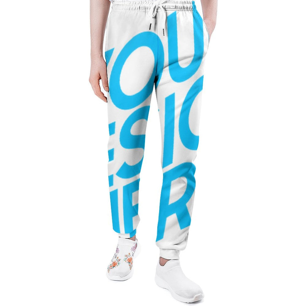 Pantalon de survêtement sport en polyester 4T24 personnalisé avec photo logo texte (impression d'image unique)