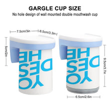 Charger l&#39;image dans la galerie, Tasse de bain de bouche / gobelet de brosse à dents impression personnalisé avec image logo motif photo
