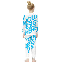 Charger l&#39;image dans la galerie, Pyjamas À Manches Longues Ensemble Fille Mignonne Chic JJ1203 impression personnalisés avec photo motif logo texte
