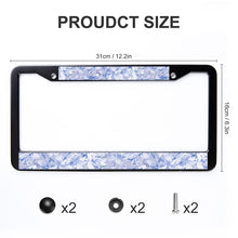 Charger l&#39;image dans la galerie, Support de plaque d&#39;immatriculation noir et argent 3C0701000 Personnalisé
