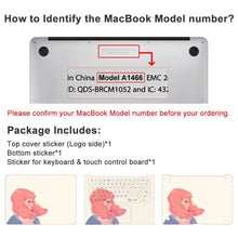 Charger l&#39;image dans la galerie, Coque de protection Apple Macbook Air Pro 13 impression personnalisée avec photo texte motif logo
