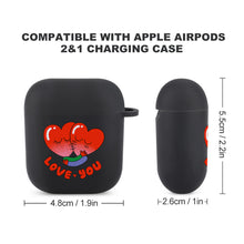 Charger l&#39;image dans la galerie, Étui / Coque de protection AirPods bluetooth Apple personnalisé avec photo texte motif logo

