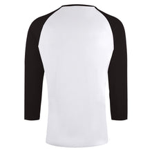 Charger l&#39;image dans la galerie, T-shirt tee shirt Raglan à manches 3/4 élastique décontracté homme personnalisé avec photo motif logo texte
