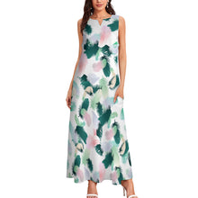 Charger l&#39;image dans la galerie, Grande taille femmes Maxi robe longue robe sans manches GQ personnaliser avec photo motif texte logo (impression d&#39;image unique)
