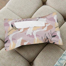 Charger l&#39;image dans la galerie, Housse poche mouchoir / pochette mouchoir en cuir PU personnalisé avec photo texte motif logo
