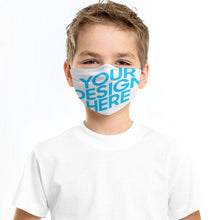 Charger l&#39;image dans la galerie, Masque anti-poussière enfant adolescent original (sans filtre) (3 images différentes) personnalisé avec logo photo motif texte

