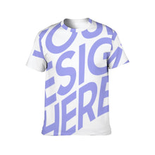 Charger l&#39;image dans la galerie, T-shirt tee shirt manches courtes entièrement imprimé pour hommes personnalisé avec photo et texte
