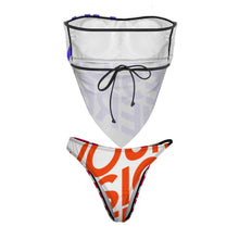 Charger l&#39;image dans la galerie, 2023 New sexy bustier push-up bikini set 2 pièces maillot de bain J203D65 personnalisé avec logo texte photo (conception multi-images)
