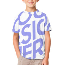 Charger l&#39;image dans la galerie, T-shirt / Tee shirt enfant manches courtes sport ET personnalisé avec photo texte logo (impression image unique)
