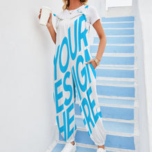 Charger l&#39;image dans la galerie, Combinaison Jumpsuit Chic Femme imprimée RP personnalisée avec photo texte logo motif (impression d&#39;image unique)
