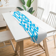 Charger l&#39;image dans la galerie, Drapeau de table DIY chemin de table personnalisé avec motif photo texte logo
