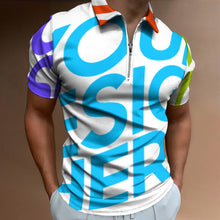 Charger l&#39;image dans la galerie, Polo chemise à manches courtes homme B470 personnalisé avec photos motif texte logo (impression des multi-images)
