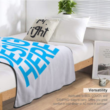 Charger l&#39;image dans la galerie, Couverture fine en polyester confortable personnalisée avec motif logo photo texte
