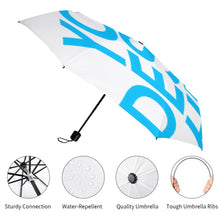 Charger l&#39;image dans la galerie, Parapluie pliable Parapluie automatique 3 plis / parapluie de poche manuel à l&#39;extérieur d&#39;impression design personnalisé avec logos photos
