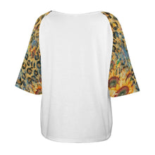 Charger l&#39;image dans la galerie, T-shirt tee shirt 1/2 manche pour femmes BAT personnalisé avec photo logo texte motif (impression des multi-images)
