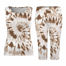 Charger l&#39;image dans la galerie, Impression d’image unique Débardeur Short Costume / Ensemble moulant deux pièces pour femme PTZ Personnalisé avec image et photo
