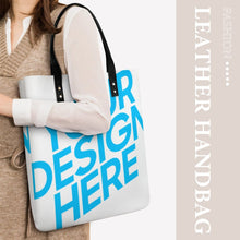Charger l&#39;image dans la galerie, Sac fourre-tout en cuir haut de gamme sac à main classique pour femme personnalisé avec photo motif texte
