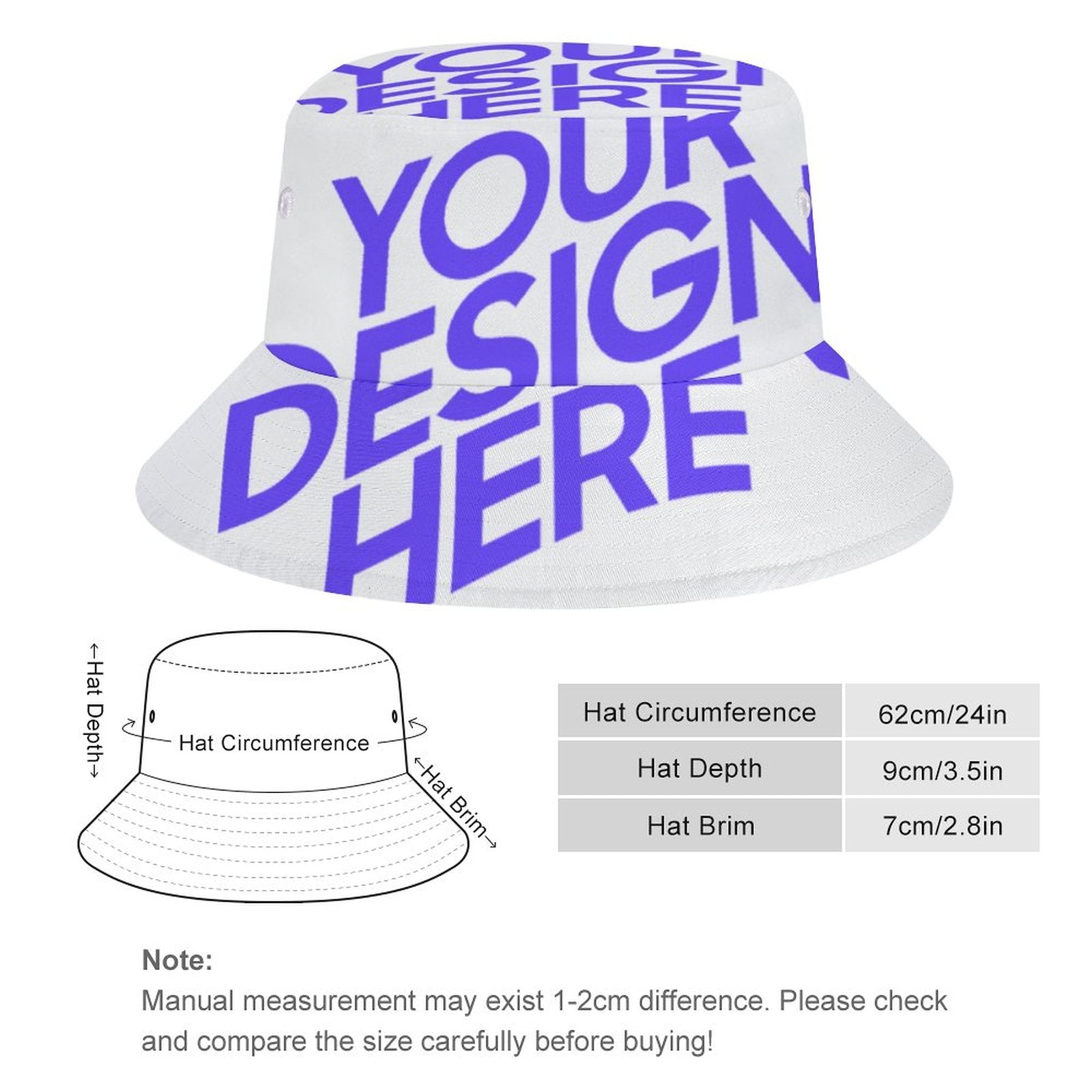 Chapeaux de seau avec logo personnalisé Chapeaux de seau avec logo personnalisé