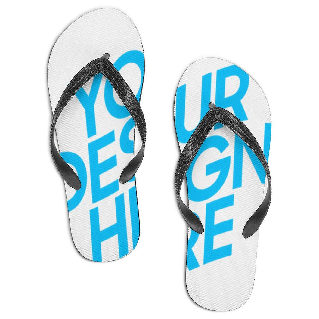 Tongs sandale unisexe personnalisées avec photo motif texte logo