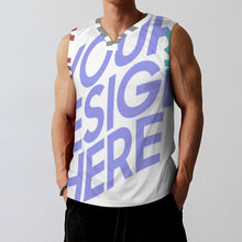 Charger l&#39;image dans la galerie, Impression des multi-images Débardeur de sport / Gilet de Basket homme sans manche RK personnalisé avec photo logo texte motif
