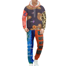 Charger l&#39;image dans la galerie, Ensemble sweat à capuche sport à la mode homme personnalisé avec photo motif texte logo (impression des multi-images)
