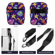Charger l&#39;image dans la galerie, Sac messager / Petite sacoche pour femme homme Q026 personnalisé avec photo logo texte motif (Impression d’image unique)
