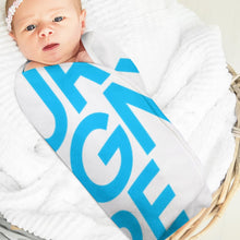 Charger l&#39;image dans la galerie, Couverture ronde bébé enfant douce design personnalisé avec photo logo motif texte

