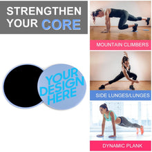Charger l&#39;image dans la galerie, Plaque coulissante pour Yoga / disques coulissants pour Fitness YD2301002 Personnalisé (bleu)

