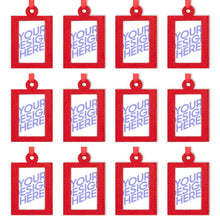 Charger l&#39;image dans la galerie, Cadre Photo Suspendu Décoration de Noël 12 pièces personnalisé avec photo texte logo
