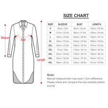 Charger l&#39;image dans la galerie, Robe chemise à manches longues JS fluide grande taille imprimée fantaisie femme personnalisée avec photo logo motif texte (impression des multi-images)
