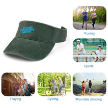 Charger l&#39;image dans la galerie, Chapeau pare-soleil en jean de sport Unisexe personnalisé avec photo motif logo texte
