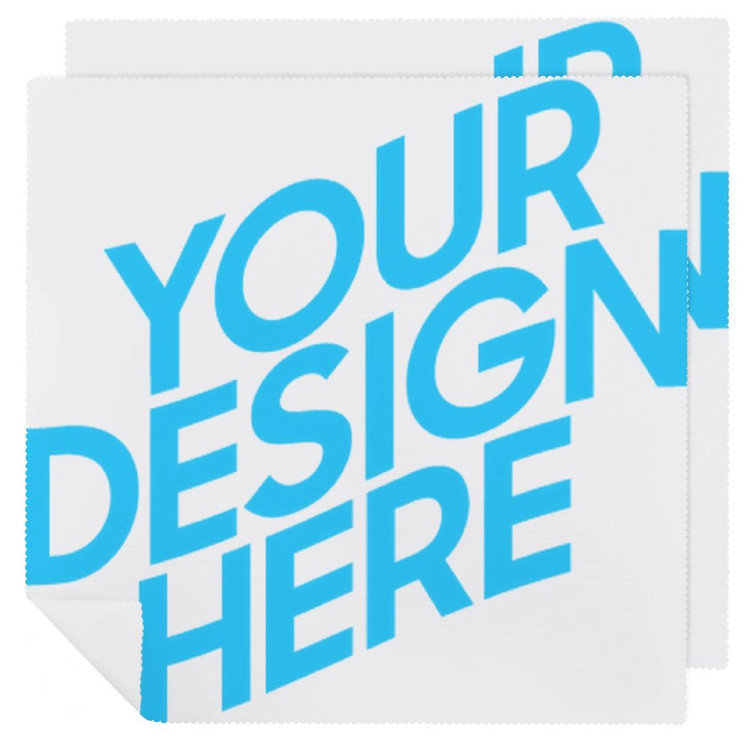 Serviette de table en tissu personnalisée avec prénom logo motif texte photo