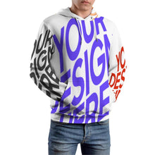 Charger l&#39;image dans la galerie, Sweat à capuche homme A37H sweat à capuche personnalisée avec prénom motif texte (conception multi-images)
