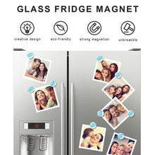 Charger l&#39;image dans la galerie, Aimants à frigo / magnets frigo 4cm personnalisé avec photo motif texte logo
