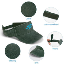 Charger l&#39;image dans la galerie, Chapeau pare-soleil en jean de sport Unisexe personnalisé avec photo motif logo texte
