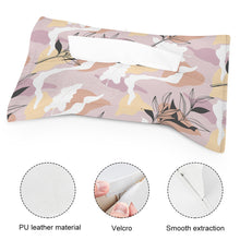 Charger l&#39;image dans la galerie, Housse poche mouchoir / pochette mouchoir en cuir PU personnalisé avec photo texte motif logo
