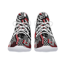 Charger l&#39;image dans la galerie, Cheerleading Chaussures de basket pour femme personnalisé (Deux chaussures peuvent être personnalisées différemment)
