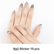 Charger l&#39;image dans la galerie, Stickers nail art / stickers ongles / autocollants à ongles (5 pièces) personnalisé avec prénom logo photo motif texte
