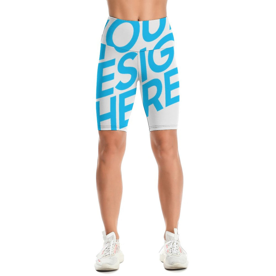 Impression des multi-images Legging/short de yoga décontracté taille haute femme Y10B personnalisé avec photo motif logo texte