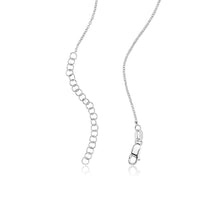 Charger l&#39;image dans la galerie, Collier coeur diamant femme design unique X0002 gravure personnalisé avec texte prénom
