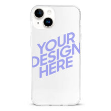 Charger l&#39;image dans la galerie, Coque en TPU pour iPhone 14 / 14 Plus / Coque de protection pour iPhone 14 Pro / 14 Pro Max 3C0705124 Impression complète personnalisée d&#39;une image avec texte de motif de logo photo
