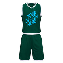 Charger l&#39;image dans la galerie, Ensemble/Maillot basket Enfant vêtements sport FS0820001 impression personnalisé avec photo motif logo texte
