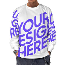 Charger l&#39;image dans la galerie, Sweat-shirt pull homme A27H personnalisé avec photo texte prénom (conception une image)
