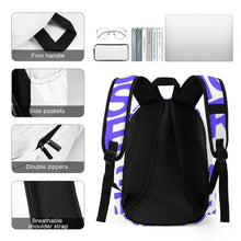 Charger l&#39;image dans la galerie, Sac à dos d&#39;école en tissu oxford sac d&#39;école sac à dos de voyage pour garçons / filles personnalisé avec  photo motif texte
