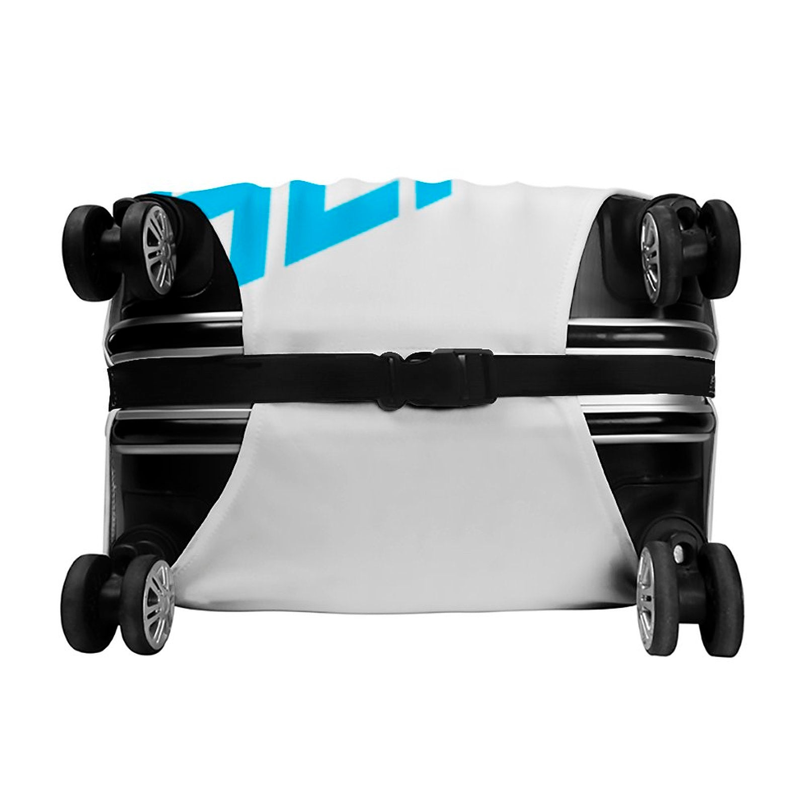 Housse De Bagage Personnalisée Photo Texte - Protection Valise Lavable Anti-Rayures L Taille