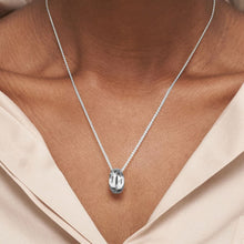 Charger l&#39;image dans la galerie, Collier avec anneaux pour femme homme X0051 gravure personnalisé avec texte prénom longueur réglable
