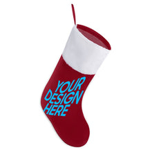 Charger l&#39;image dans la galerie, Chaussettes de Noël à suspendre en polyester JJ0525011 impression personnalisées avec motif photo logo texte
