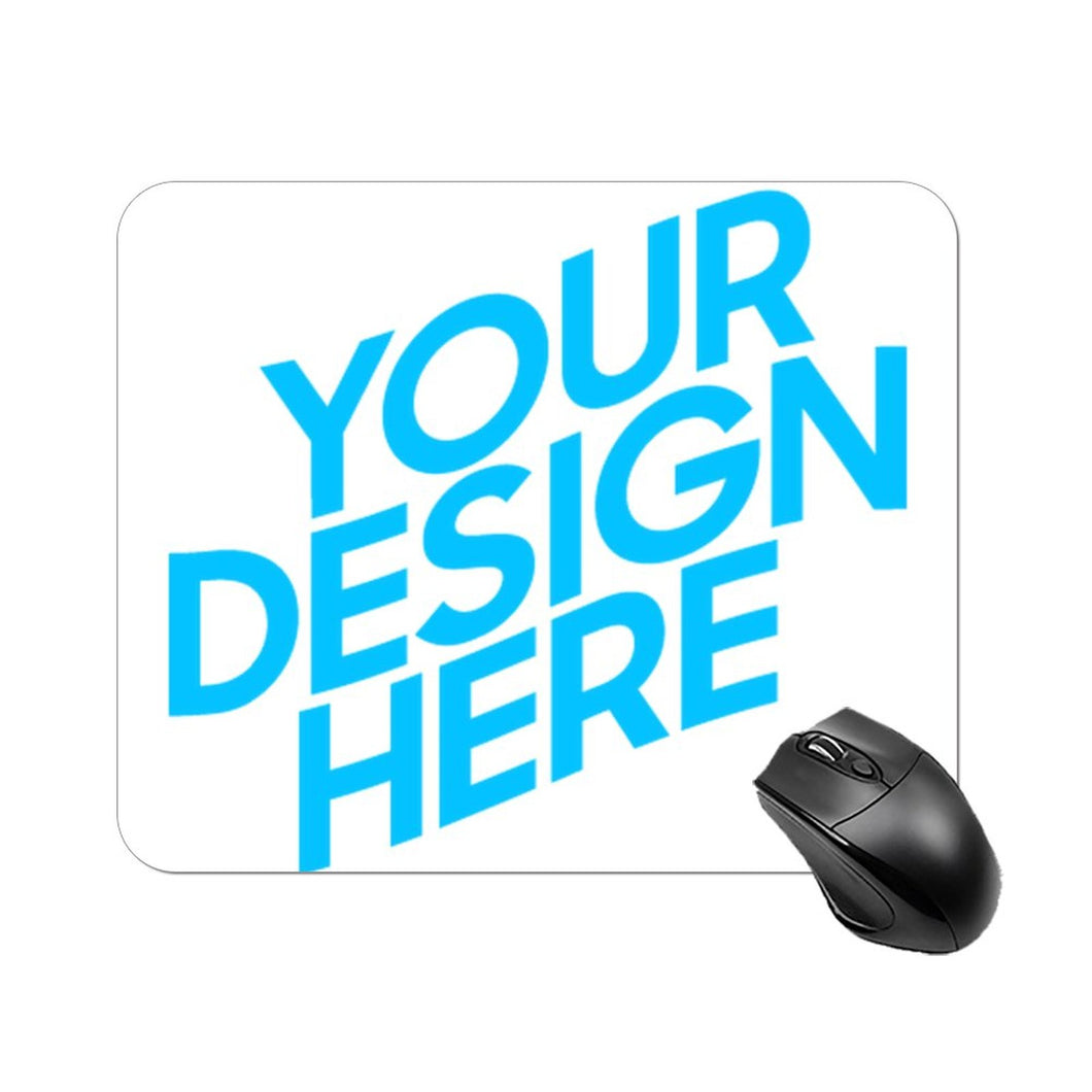 Tapis de souris carré design en ligne personnalisé avec photo logo texte motif