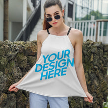 Charger l&#39;image dans la galerie, Gilet Tank Top débardeur avec bretelles moderne chic femme personnalisé avec photo motif texte logo
