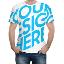Charger l&#39;image dans la galerie, T-shirt tee shirt NT pour homme impression complète personnalisé avec photo texte (conception une image)
